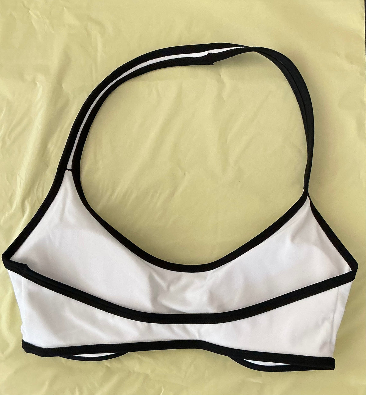 Black and white crop