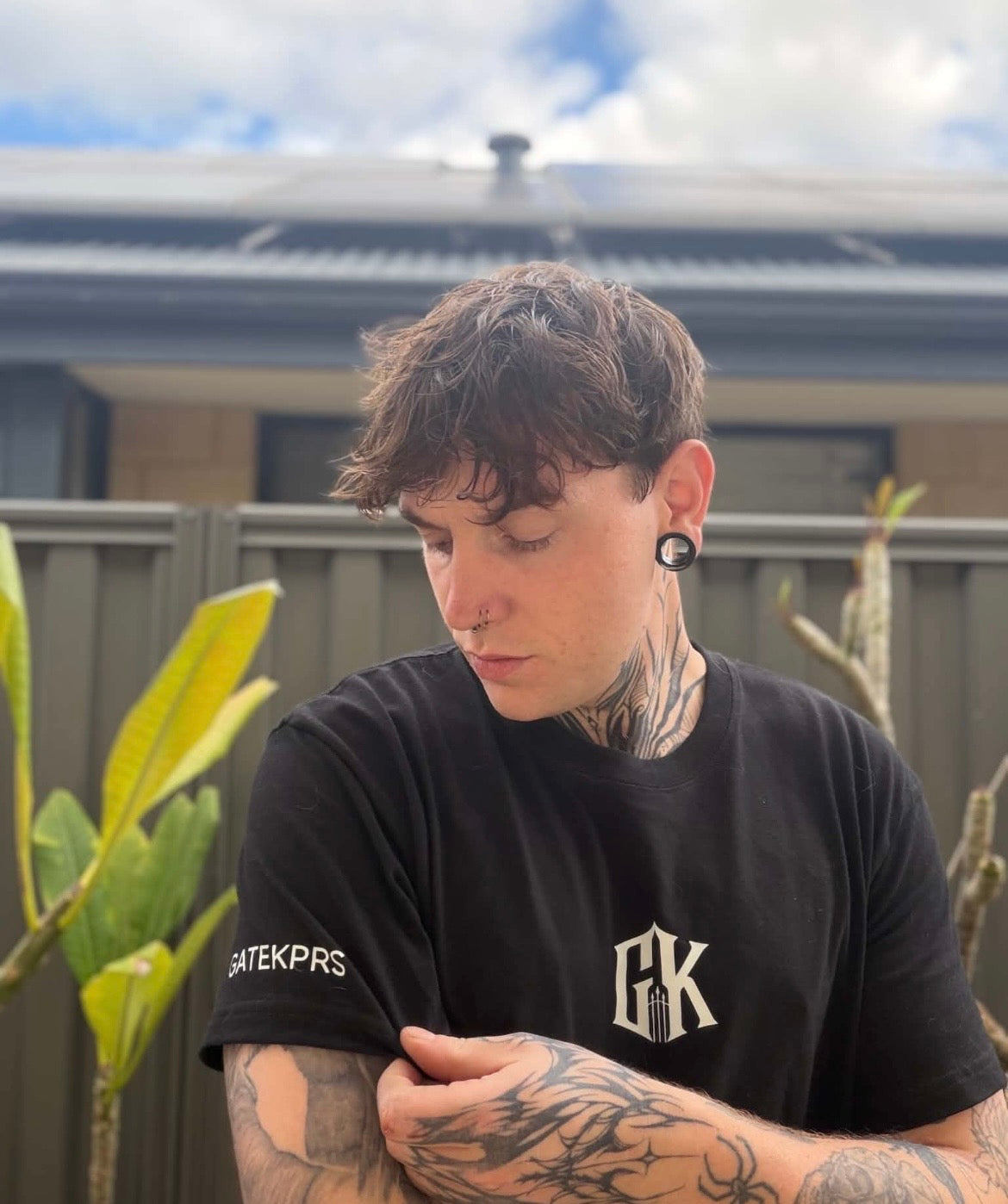 Black men’s GK Gatekprs TShirt
