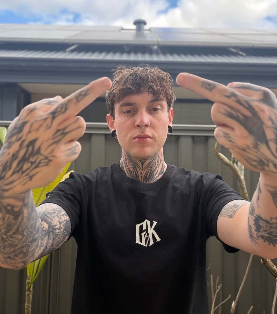 Black men’s GK Gatekprs TShirt