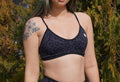 Black leopard Crop