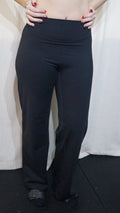 Black wide leg