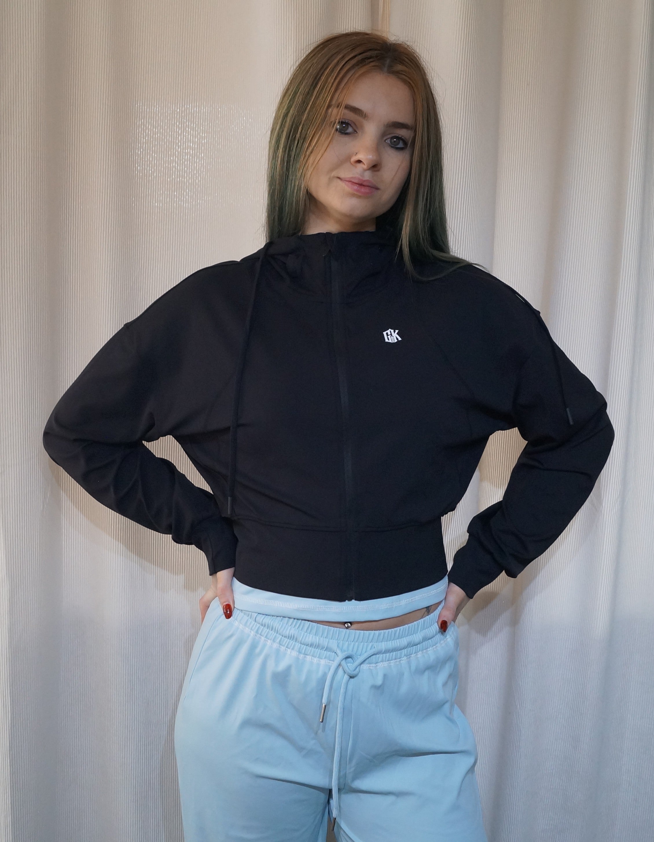Cropped Jacket Black GK