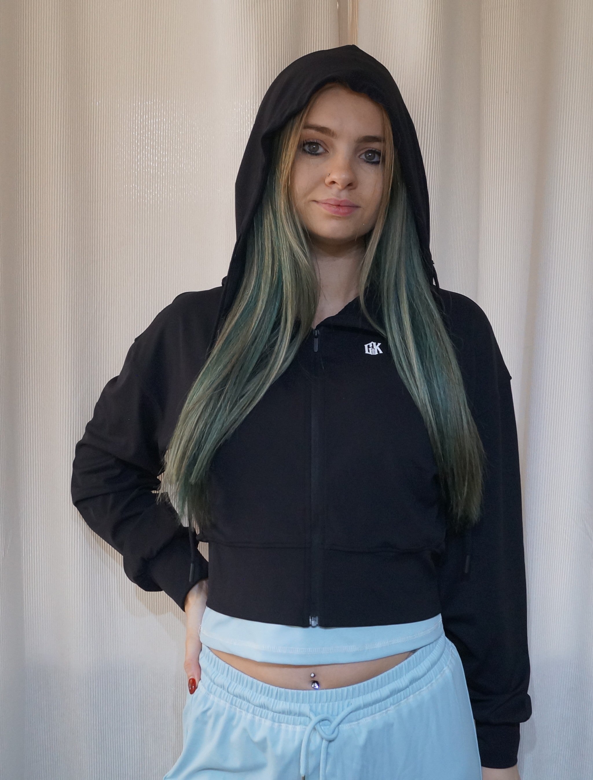 Cropped Jacket Black GK