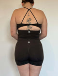 Espresso essential scrunch shorts and singlet bundle